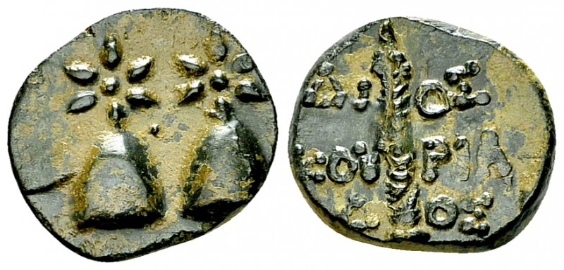 Dioskurias AE16, late 2nd century BC 

Kolchis, Dioskurias . AE16 (3.51 g), la...