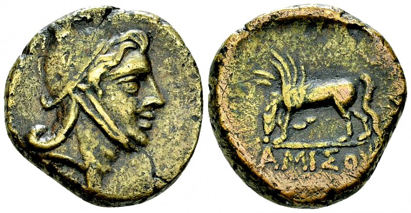 Mithradates VI AE24, Amisos 

Pontos, Amisos. Mithradates VI . (120-63 BC). AE...