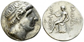 Antiochos I Soter AR Tetradrachm, Seleukeia on the Tigris 

Seleukid Kings of Syria. Antiochos I Soter (281-261 BC). AR Tetradrachm (27 mm, 16.99 g)...