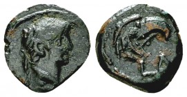 Claudius AE10, Alexandria, extremely rare 

 Claudius (41-54 AD). AE10 (0.75 g), Alexandria, Egypt, 43/44 AD.
Obv. Laureate head of Claudius right....
