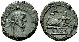 Diocletianus AE Tetradrachm, Alexandria 

 Diocletianus (284-305 AD). AE Tetradrachm (20-21 mm, 7.37 g), Alexandria, Egypt, 284/285 AD.
Obv. A K Γ ...