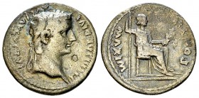 Tiberius AR Denarius, Lugdunum 

 Tiberius (14-37 AD). AR Denarius (18-19 mm, 3.43 g), Lugdunum, 15-18.
Obv. TI CAESAR DIVI AVG F AVGVSTVS, Laureat...