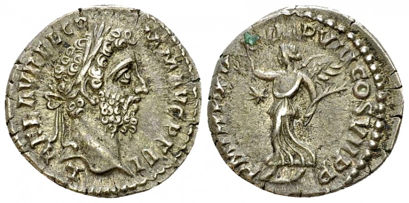 Commodus AR Denarius, Victoria reverse 

 Commodus (177-192 AD). AR Denarius (...