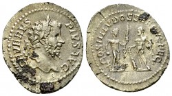 Septimius Severus AR Denarius, ludi saeculares reverse 

 Septimius Severus (193-211 AD). AR Denarius (19-21 mm, 2.53 g), Rome, 204 AD.
Obv. SEVERV...