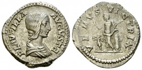 Plautilla AR Denarius, Venus reverse 

Caracalla for Plautilla (202-205 AD). AR Denarius (19 mm, 3.57 g), Rome.
 Obv. PLAVTILLA AVGVSTA, draped bus...