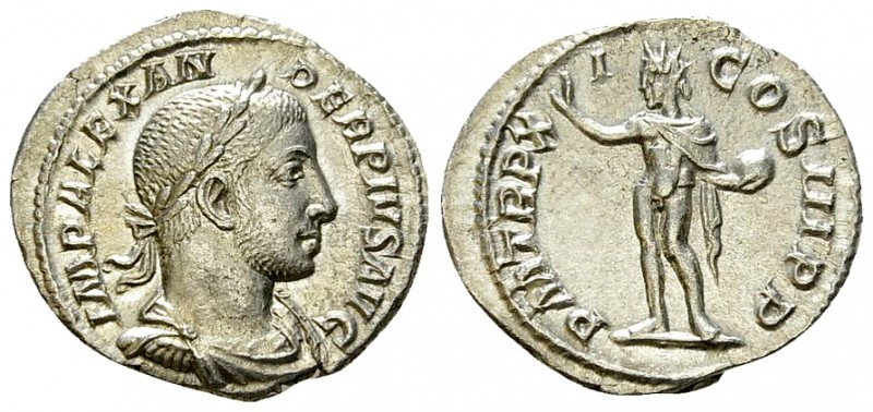 Severus Alexander AR Denarius, Sol reverse 

 Severus Alexander (222-235 AD). ...