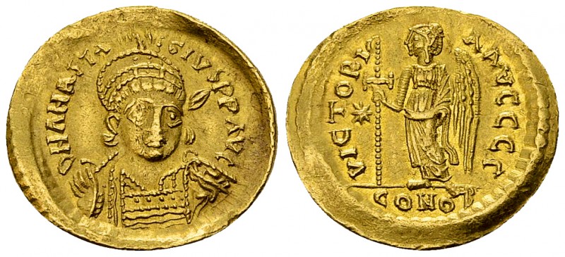 Anastasius I AV Solidus 

 Anastasius I (491-518 AD). AV Solidus (20-22 mm, 4....