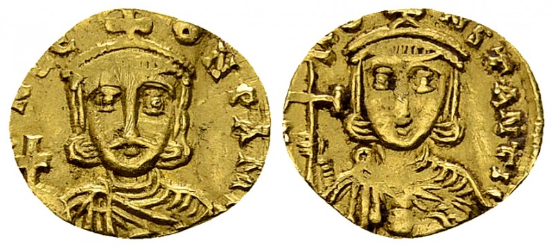 Constantine V, with Leo III, AV Tremissis, Syracuse 

 Constantine V (741-775)...
