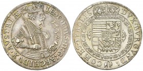 Erzh. Leopold AR Taler 1632 

Römisch-deutsches Reich. Erzherzog Leopold (1618-25-1632). AR Taler 1632 (42 mm, 28.49 g), Hall.
Dav. 3338; Voglh. 18...