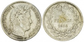 Louis-Philippe I, AR 2 Francs 1832 I, Limoges 

France, Royaume. Louis-Philippe I. AR 2 Francs 1832 I (9.99 g), Limoges.
 Gad. 520.

Très rare. T...