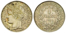 France, AR 1 Franc 1895 A, Paris 

 France, IIIe République . AR 1 Franc 1895 A (5.02 g), Paris.
Gad. 465a.

Presque FDC.