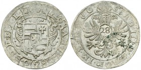 Oldenburg, AR Gulden o.J., mit Titel Ferdinands III. 

Deutschland, Oldenburg . Anton Günther (1603-1667). AR Gulden (40 mm, 19.59 g), Jever. Im Nam...