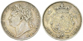 George IV AR 1/2 Crown 1821 

Great Britain. George IV (1820-1830). AR 1/2 Crown 1821 (14.01 g).
 Sp. 3807; KM 676.

Nicely toned and good very f...
