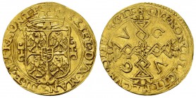 Mantova Scudo d'oro del sole, rara 

Mantova. Guglielmo Gonzaga (1550-1587). Scudo d'oro del sole s.d. (22 mm, 3.26 g).
CNI 16; MIR 505.

Rara. B...