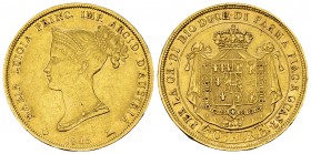 Maria Luigia, AV 40 Lire 1815 

Parma. Maria Luigia d'Austria (1815-1847). AV 40 Lire 1815 (26 mm, 12.84 g), Milano.
Mont. 111; Fr. 933.

Buon BB...