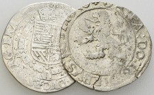 Lot of 1/2 Patagon and 1/2 Lion Daalder 

Lot of Brabant, 1/2 Patagon 1618 (?), and Zwolle, 1/2 Lion Daalder 1650 (?).

Almost very fine. (2)

L...