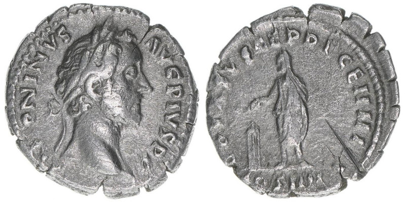 Antoninus Pius 138-161
Römisches Reich - Kaiserzeit. Denar. VOTA SVSCEP DECENNAL...