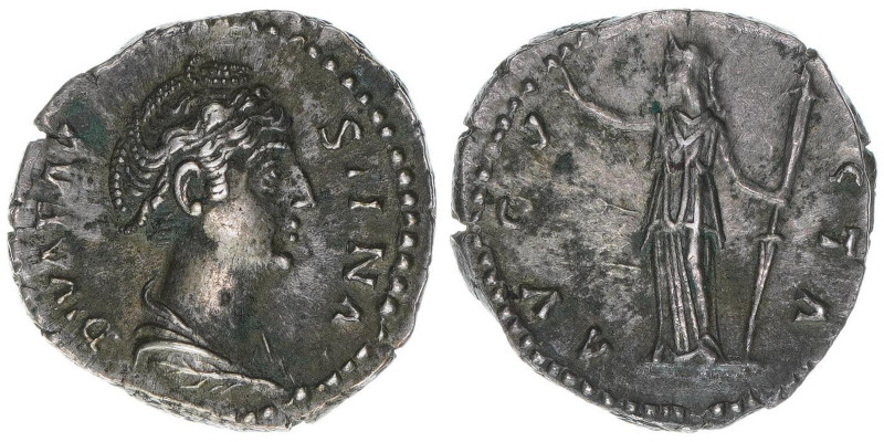 Faustina Maior +141 Gattin des Antoninus Pius
Römisches Reich - Kaiserzeit. Dena...