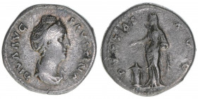 Faustina Maior +141 Gattin des Antoninus Pius
Römisches Reich - Kaiserzeit. Denar. PIETAS AVG
Rom
3,23g
Kampmann 36.37
ss-