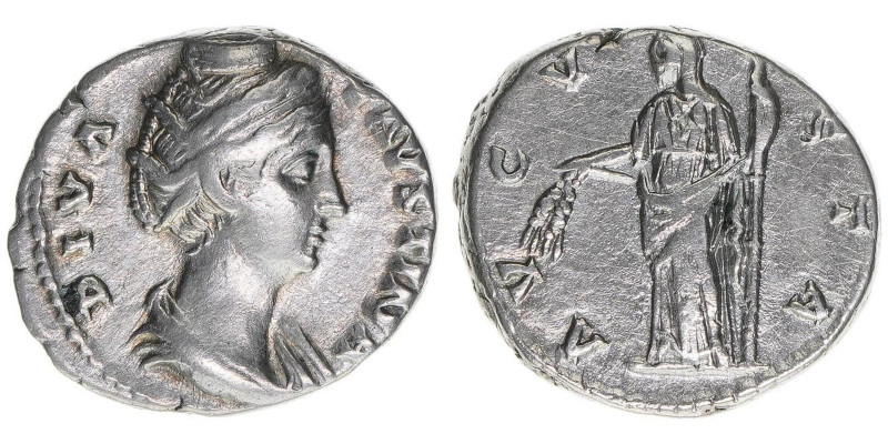 Faustina Maior +141 Gattin des Antoninus Pius
Römisches Reich - Kaiserzeit. Dena...