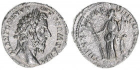 Marcus Aurelius 161-1809
Römisches Reich - Kaiserzeit. Denar. TR P XXX COS VIII COS III
Rom
2,93g
Kampmann 37.157
ss-