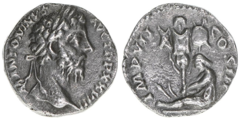 Marcus Aurelius 161-1809
Römisches Reich - Kaiserzeit. Denar. IMP VII COS III
Ro...