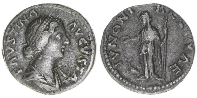 Faustina Minor +176 Gattin des Marcus Aurelius
Römisches Reich - Kaiserzeit. Den...