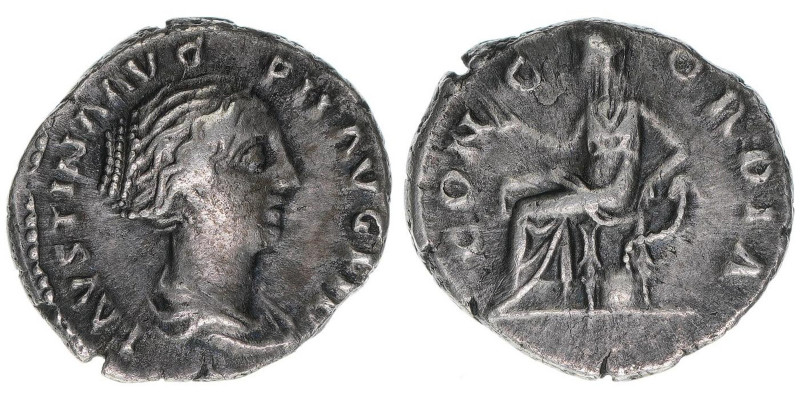 Faustina Minor +176 Gattin des Marcus Aurelius
Römisches Reich - Kaiserzeit. Den...