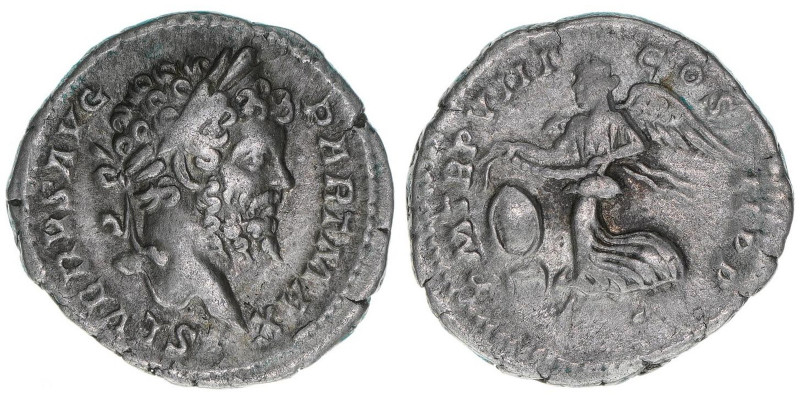 Septimius Severus 193-211
Römisches Reich - Kaiserzeit. Denar. P M TR P VIII COS...