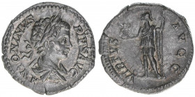 Caracalla 198-217
Römisches Reich - Kaiserzeit. Denar. VIRTVS AVGG
Rom
3,30g
Kampmann 51.141
vz