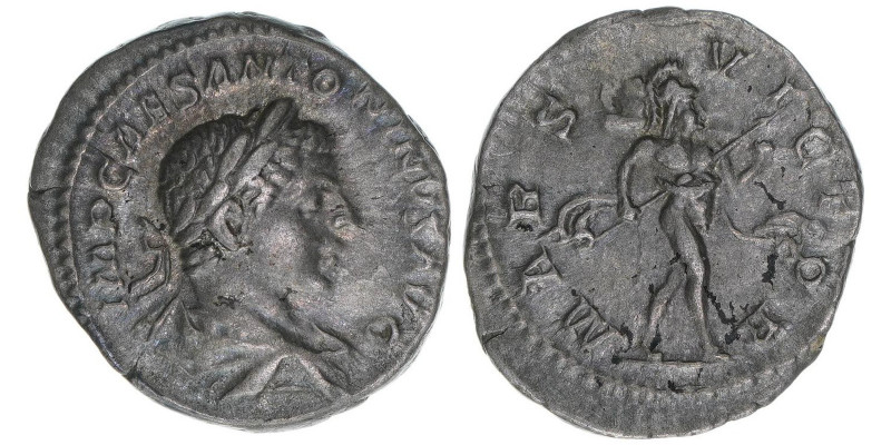 Elagabalus 218-222
Römisches Reich - Kaiserzeit. Denar. MARS VICTOR
Rom
2,93g
Ka...