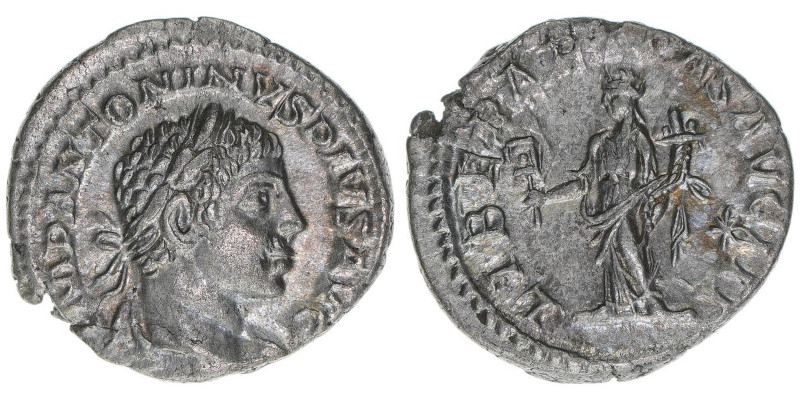 Elagabalus 218-222
Römisches Reich - Kaiserzeit. Denar. LIBERALITAS AVG III
Rom
...