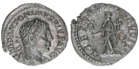 Elagabalus 218-222
Römisches Reich - Kaiserzeit. Denar. LIBERALITAS AVG III
Rom
2,95g
Kampmann 56.33
ss/vz