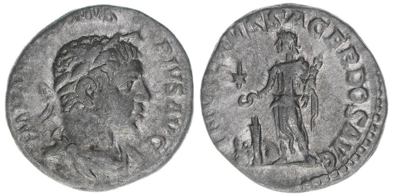 Elagabalus 218-222
Römisches Reich - Kaiserzeit. Denar. INVICTVS SACERDOS AVG
Ro...