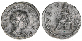 Julia Maesa +226 Großmutter des Elagabalus
Römisches Reich - Kaiserzeit. Denar. PVDICITIA
Rom
2,89g
RIC 268
ss+