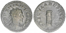 Philippus I. Arabs 244-249
Römisches Reich - Kaiserzeit. Antoninian. SAECVLARES AVG
Rom
3,92g
Kampmann 74.22
ss/vz