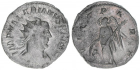 Valerianus I. 253-260
Römisches Reich - Kaiserzeit. Antoninian. VICT PART
Romn
2,69g
G 847
ss+