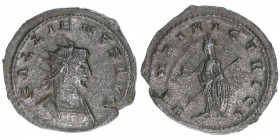 Gallienus 253-268
Römisches Reich - Kaiserzeit. Antoninian. VENER VICTRICI
Rom
3,66g
G1654
vz-