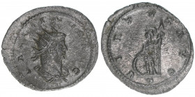 Gallienus 253-268
Römisches Reich - Kaiserzeit. Antoninian. VIRTVS AVG
Rom
3,11g
Kampmann 90.213
ss/vz