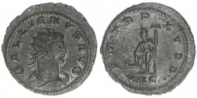 Gallienus 253-268
Römisches Reich - Kaiserzeit. Antoninian. P M TR P XV P P
Rom
3,71g
Kampmann 90.157
vz
