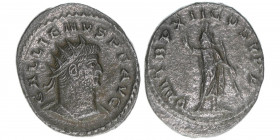 Gallienus 253-268
Römisches Reich - Kaiserzeit. Antoninian. P M TR P XII COS V P P
Rom
3,56g
Kampmann 90.154
vz
