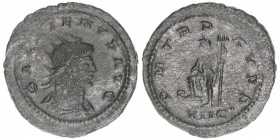 Gallienus 253-268
Römisches Reich - Kaiserzeit. Antoninian. P M TR P XV P P
Rom
3,57g
Kampmann 90.157
vz