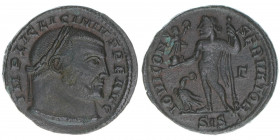 Licinius I. 308-324
Römisches Reich - Kaiserzeit. Follis. IOVI CONSERVATO
Siscia
3,69g
C.66
vz-