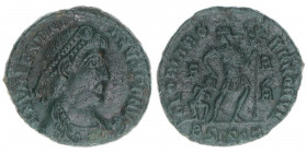 Valentinianus I. 364-375
Römisches Reich - Kaiserzeit. Centenionalis. GLORIA ROMANORVM
Siscia
2,72g
Kampmann 155.40
vz