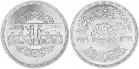 Arabische Republik ab 1972
Ägypten. 1 Gunayh, 1979. 14,95g
Schön 201
vz