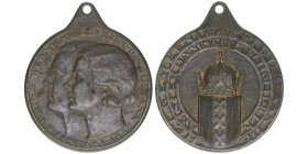 Prinz Bernhard und Prinzessin Juliana
Niederlande. Medaille, 1937. 7,64g
ss