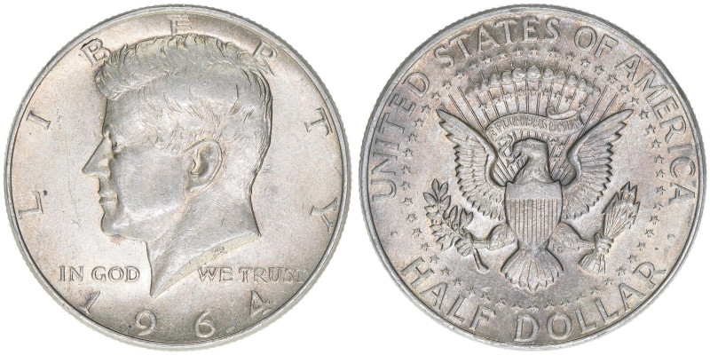 John F. Kennedy, 35. Präsident der USA
United States of America. Half Dollar, 19...