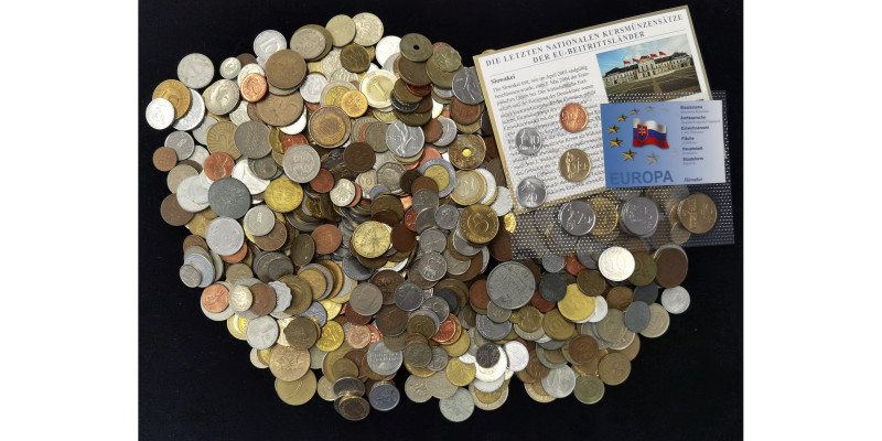 Kiloware
Weltmünzen. Lot 3 Kilogramm. Lot no return - Umtausch ausgeschlossen - ...