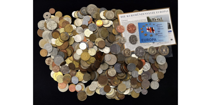Kiloware
Weltmünzen. Lot 3 Kilogramm. Lot no return - Umtausch ausgeschlossen - ...