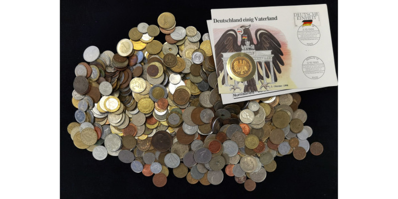 Kiloware
Weltmünzen. Lot 3 Kilogramm. Lot no return - Umtausch ausgeschlossen - ...